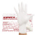 爱马斯(AMMEX) 一次性检查乳胶手套 无粉 麻面 左右手通用)产地印尼 中号6.5g