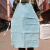 牛皮电焊围裙焊工围裙焊接防护服隔热防护围裙电焊防火花围裙 1米高：2拼牛皮围裙 均码