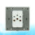 粤奇胜白色86型五孔插座面板带USB墙壁电源二三插暗装无边框 二二三插座