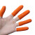 加厚防滑耐磨橡胶手指套护指防护一次性点钞翻纸纹绣乳胶手指头套 白色防滑中大(100个混装)