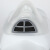 百舸 硅胶透明口罩 可人脸识别防雾防飞沫四层过滤口罩 T5透明面罩+2片熔喷滤芯 BG-HX-2207