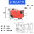 小型行程限位开关V-152/156-1C25自复位3脚微型按键轻触微动开关 V-151-1C25 铜点（经济实惠）