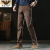 AEXP阿玛EA7XP尼旗下棕色休闲裤子男士年新款商务纯棉中年爸爸灯芯绒 棕色-803 32