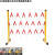 伸缩围栏可移动隔离栏户外栏杆警示护栏网可折叠 1.2米高*3米长加厚【黄黑】管式