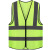 反光衣反光马甲建筑施工马甲环卫园林交通代驾骑行安全背心 120克针织布-无口袋款 荧光绿