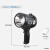 太阳能强光手持探照灯户外探洞超亮远射手电筒多色滤镜带侧灯照明 W5114(带大支架+充电头)