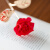 创意玫瑰花摆件家居室内装饰品陶瓷工艺品永生花摆件节日伴手礼品 红玫瑰