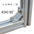 郎匠坊90度角铝连接件4040铝型材配件铝合金挤压角件角码加厚强直角支架 5050-2020铝型材用