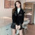 拉米蜜今年流行的女性冬装外套2024冬韩版加厚保暖休闲洋气上衣灯芯绒外 黑色 M 建议90-105斤