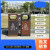 户外垃圾桶不锈钢分类果皮箱景区公园街道室外分类双桶垃圾箱 CX10