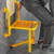 安德扶浴室叠凳双扶手老人专用洗澡椅孕妇残疾人防滑淋浴间壁挂式凳子 5代双扶手-黄色