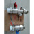 联塑（LESSO）pert地暖管全铜2路3路4路5家用分集水器进水回水阀家装 压力表