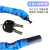 冰禹 防盗链条锁 自行车电动车锁 单车防盗锁 蓝色0.88米长(1把) BYH-382