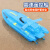 BREAZA遥控船高速大轮船充可下潜游艇模型男孩防水上灯光儿童小快艇玩具 0cm 蓝色大号 官方标配三电