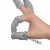 五级防割手指套耐磨劳保雕刻切割防护弹性采摘园艺手部保护约 1个(五级防割指套)
