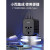 得力（deli）通用英标转换插头中国香港新加坡英国港版电源插座转换器 (new酷黑全球通)一转一+2u1c(多