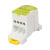 OLKWL（瓦力）大电流一进多出导轨式分线盒80A铜接线端子2.5-16平方线单级六出接线盒 UKK-80A黄色