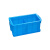 仁聚益定制适用加厚带盖塑料分格箱二格周转箱2螺丝盒配件箱养鱼养龟过滤专用箱 蓝色+可拆卸4格箱 长*宽*高