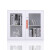 京中柜备品柜904×410×1300mm厚2mm不锈钢 玻璃门 行车备品柜