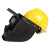 恒百思赛瑞佳电焊面罩配安全帽支架高空面罩氩弧焊接焊工电焊帽防烤脸防