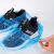 乐优佰易   加厚一次性PE塑料鞋套    (蓝色)PE鞋套*400只装   400只/包