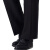 比鹤迖 BHD-2904 厨师工作裤职业裤 黑色西裤[无松紧]2XL 1条