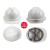 HKNAV-Gard500 豪华型安全帽ABS PE 超爱戴一指键帽衬带孔 PE一指键白色带孔10146623