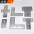 法特一号T型连接板十字L型固定件铝型材连接片直角件2020/3030/4040/4545 T型连接件4040（1个）