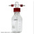 螺口洗气瓶GL45气体洗瓶缓冲瓶密封耐腐250/500/1000ml安全瓶 适配2000ml管芯