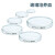 玻璃培养皿圆型直径60/75/90/100/120/150/200mml细胞细菌培养皿 无标90mm/一箱120个