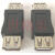 KINSUN系列MSDD01-M金属屏蔽USB转接头FUZUKIMSDD90736转换器 MSDD90736-2 A型USB 扁口母转扁口母