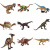 林畅模玩儿童恐龙玩具永川龙模型异特龙仿真史前动物套装中国恐龙男孩认知 稀有恐龙9件套