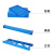晟储 层板货架仓储货架中型货架金属货架 三层主架1500×600×2000mm 300kg/层 蓝色