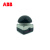 ABB 蘑菇头按钮 黑色 2NC MPM1-10B+MCBH-0+MCB1*2
