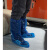 莱文格（LEVENGER）加厚加长款一次性塑料鞋套中高长筒防护疫防尘雨水养殖场厂家批发 (薄款)筒高70*宽36cm/捆装