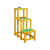 鑫英威 绿色三层绝缘凳 玻璃钢 可移动绝缘工作台 电工绝缘高低凳 高100cm 面30*50cm