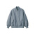 无印良品 MUJI 男式 木棉混 夹克衫春季新款拉链外套AD0VEA4S 中灰色 S 165/84A