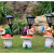 花园精灵太阳能灯摆件户外玻璃钢雕塑公园幼儿园林景观装饰工艺品 TYN-013C紫衣精灵太阳能灯