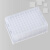 世泰 96孔透明深孔板硅胶盖方形孔V型底2.2ML储存块存取样品板 96孔透明深孔板1只/袋