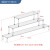透明亚克力多层小货架台阶展示手办模型公仔垂直分层陈列饰品收纳 3层塔形台阶小货架