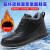 百舸 绝缘皮鞋 工作鞋轻便耐磨加绒加厚冬季保暖棉鞋 黑色中帮37BG-ZB-13649
