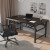 谷鹿可折叠电脑桌台式书桌家用办公桌卧室小桌子简易学习写字桌长方形 暖白色70*40-可折叠