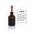白玻璃滴瓶3060125ml透明试剂瓶红胶头管滴瓶化学实验精油瓶 棕色单滴管125ml不含帽
