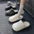 耀王 手术室专用棉拖鞋医生护士鞋秋冬季加绒保暖防水工作鞋 白色 36-37（推荐35-36） 