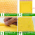 黄色牛皮纸气泡袋加厚快递信封袋袋防水防震气泡袋可定制 13214cm100个