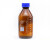 蓝盖试剂瓶玻璃瓶广口丝口瓶化学试剂瓶螺口100/250/500高硼硅流动相液瓶白/棕色药剂密封瓶 无标100ml [透明普料]