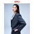 SPAO韩国同款2024年春季新款女士商务短款西服夹克外套SPJKE23W02 深灰色 S