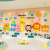 儿童节卡通教室装饰 幼儿园墙面装饰卡通动物主题墙贴教室走廊环 c1883:B款 小
