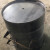 240L360L环卫挂车铁垃圾桶户外分类工业桶大号圆桶铁垃圾桶大铁桶定制 蓝色 1.5mm厚带轮无盖