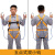 五点式缓冲双挂钩安全带高空作业户外防坠落施工保险带安全绳套装 五点式背带
